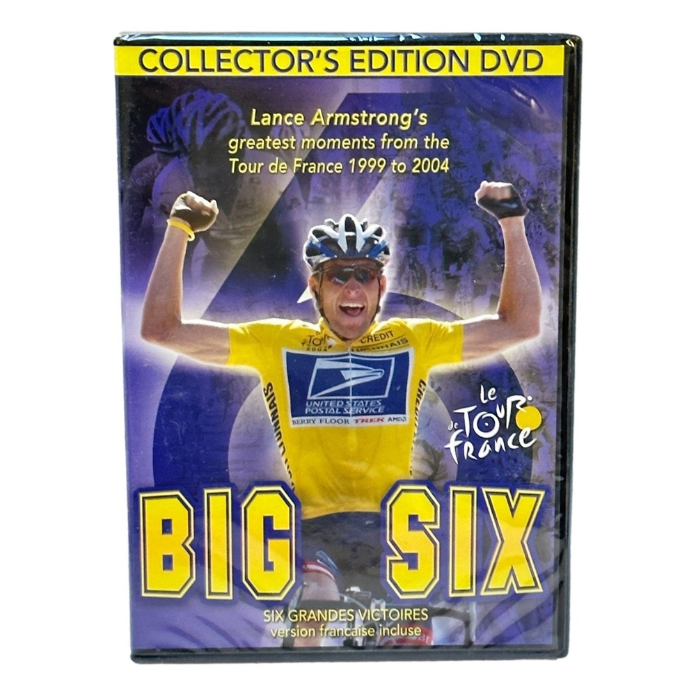 Big Six Lance Armstrong DVD Collector Edition Tour de France Cycling Sealed New